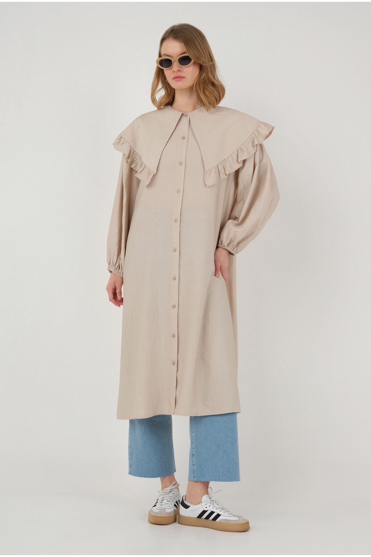 HEQA-Tunic - Beige - Relaxed fit 1