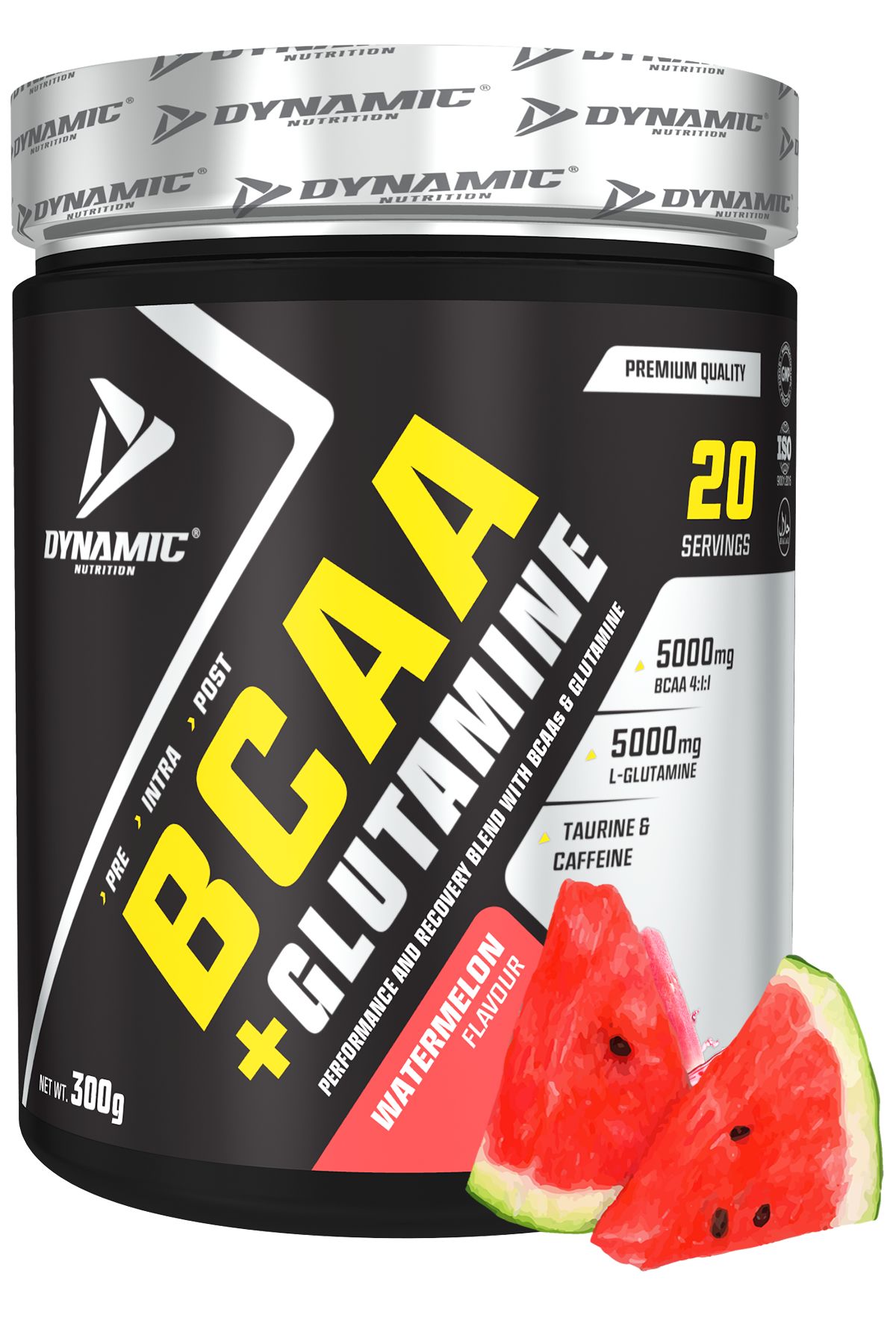 Dynamic Nutrition Bcaa Glutamine - 300 G - Karpuz Aromalı - 20 Servis - Bcaa Glutamin