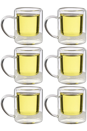 Kitchen Design Lab Çift Cidarlı Borosilikat Cam Nescafe,latte,filtre Kahve, B...