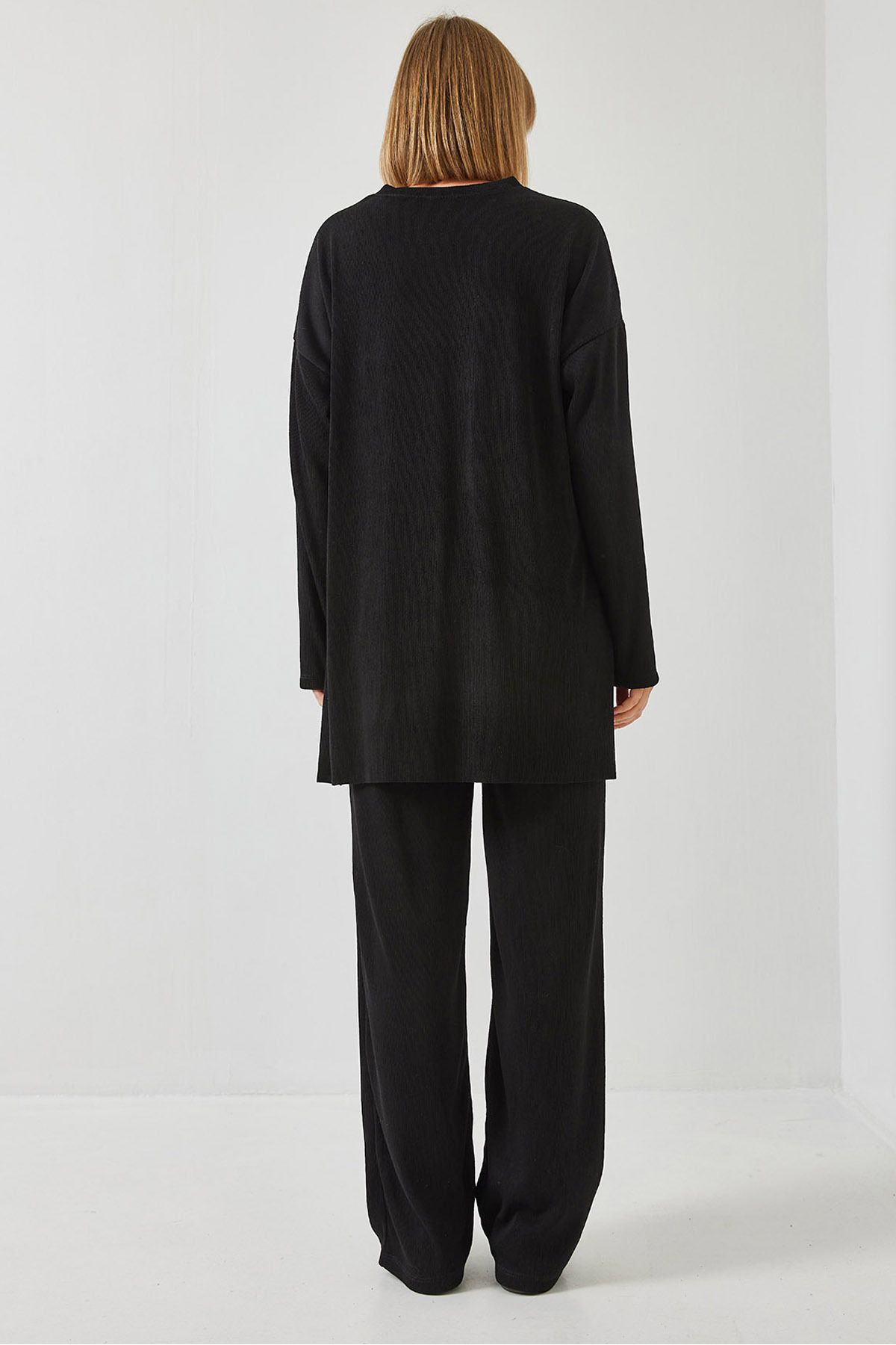 Bianco Lucci-Γυναικείο Basic Παντελόνι Bottom-Top Σετ 60511002 6