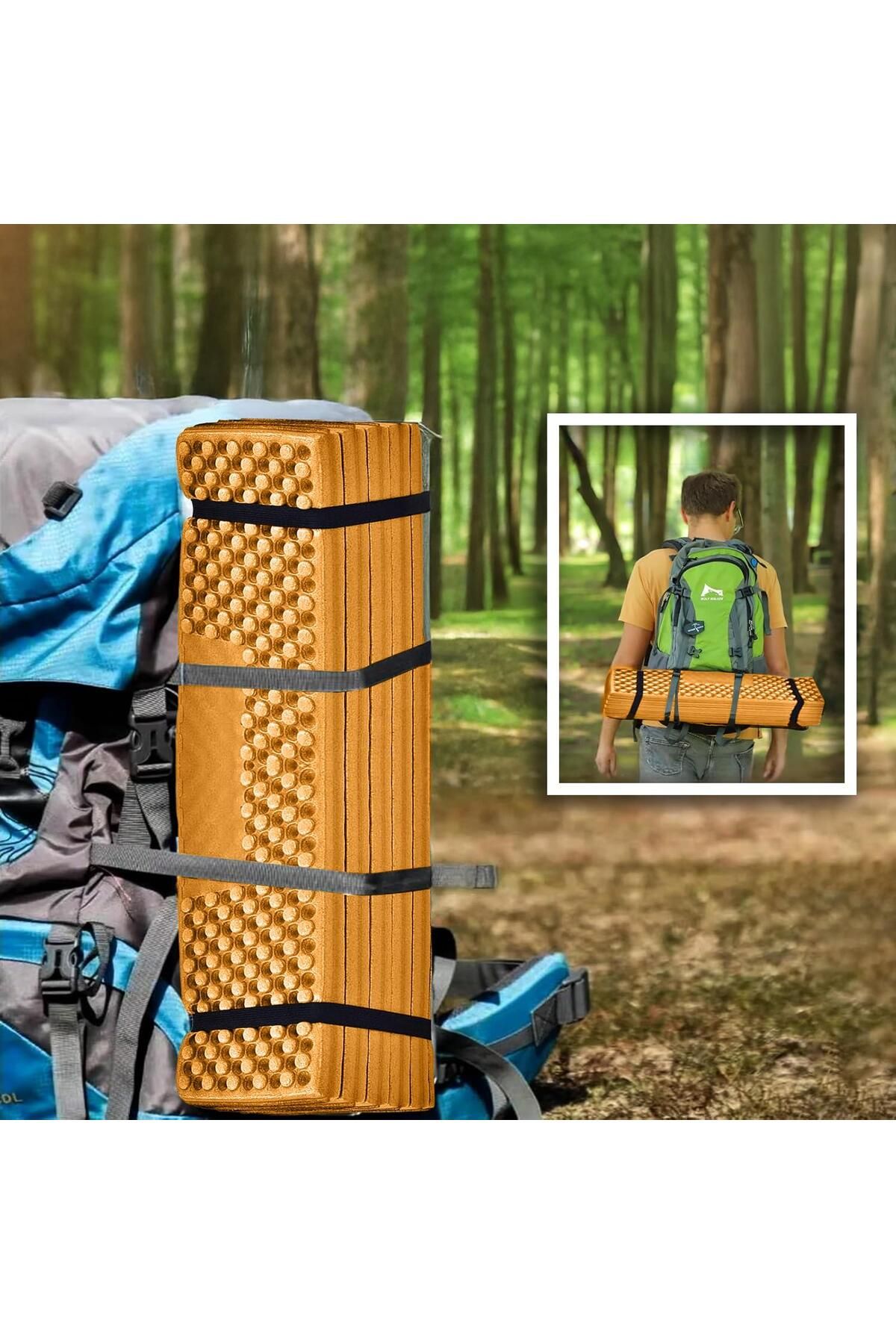 ASG Kompakt Katlanabilir Kamp Matı – Hafif ve Su Geçirmez Outdoor Uyku Pedi