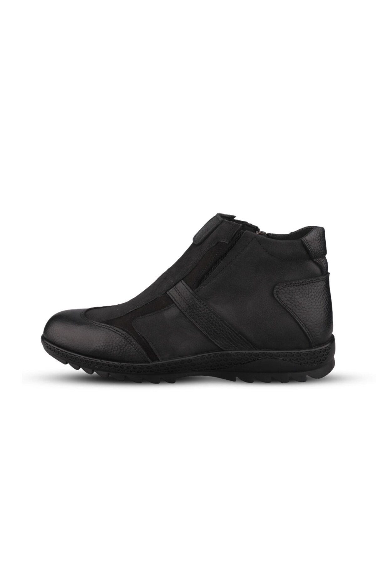 M.P.-Men's Slip-On Black Casual Boots 2