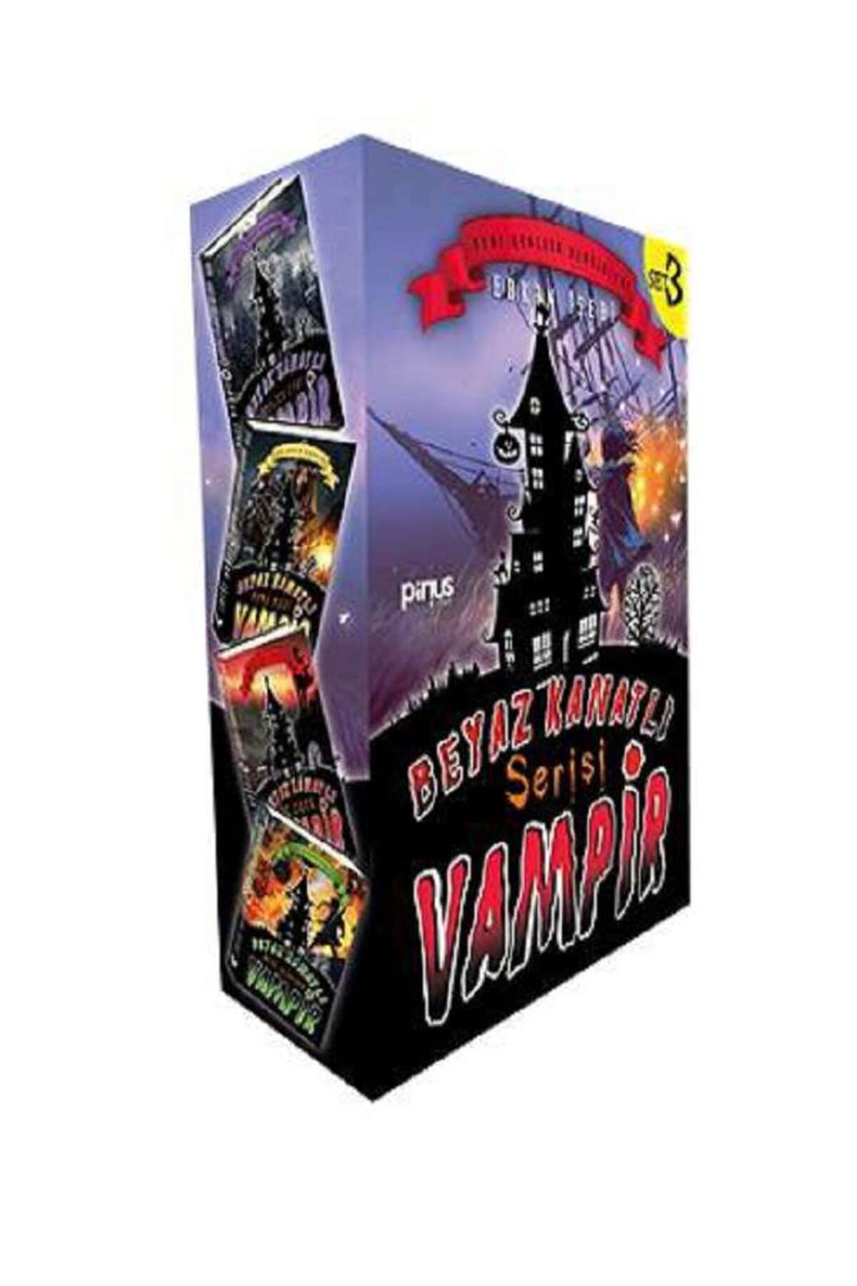 Pinus Kitap Beyaz Kanatlı Vampir Set – 3