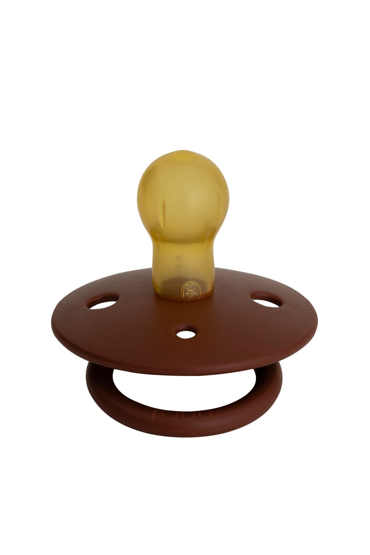 todd-Basic Rubber Pacifier - Cocoa 6-18 Months 2