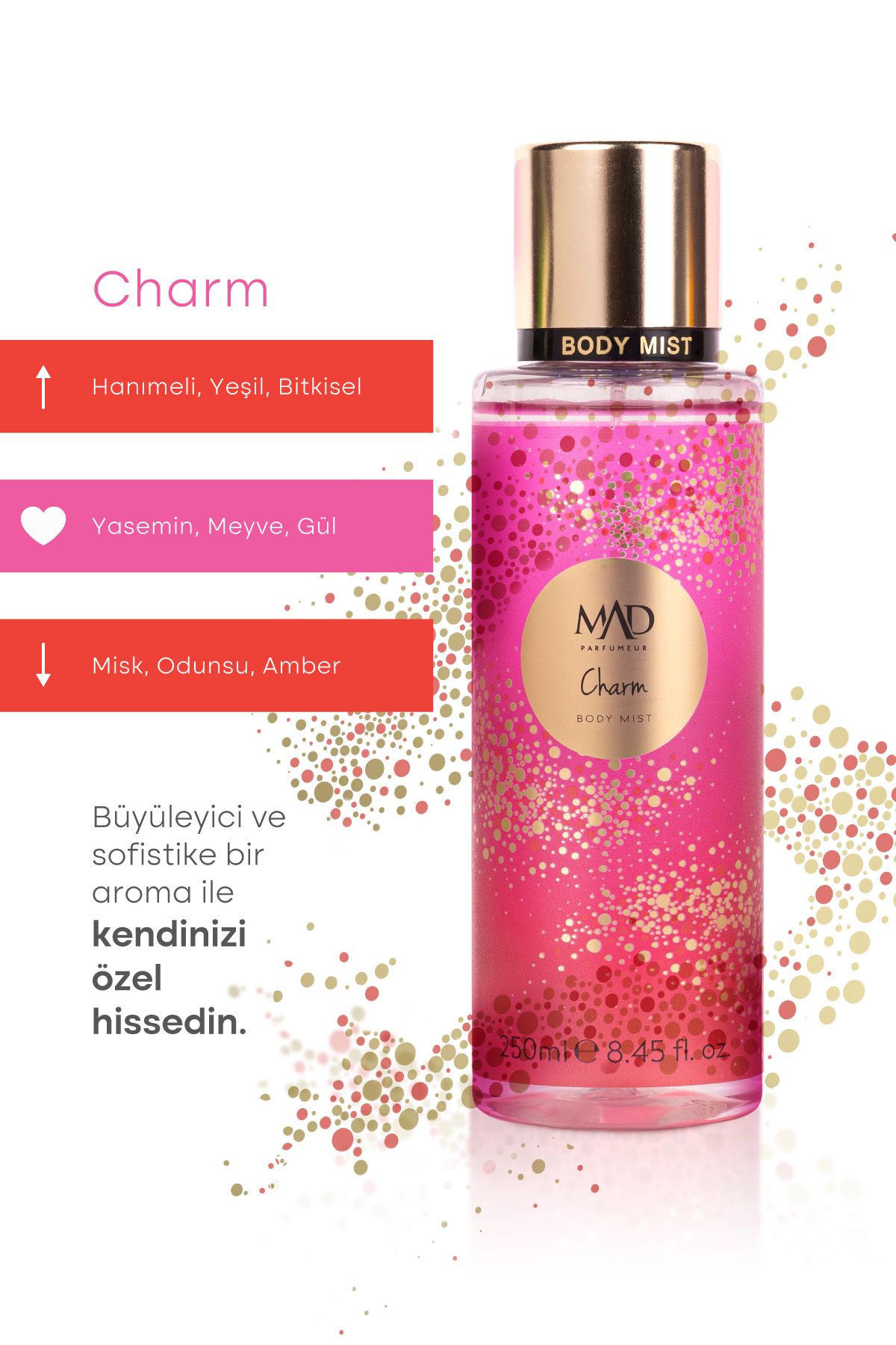 Mad Parfüm Mad Charm 250 ml Body Mist