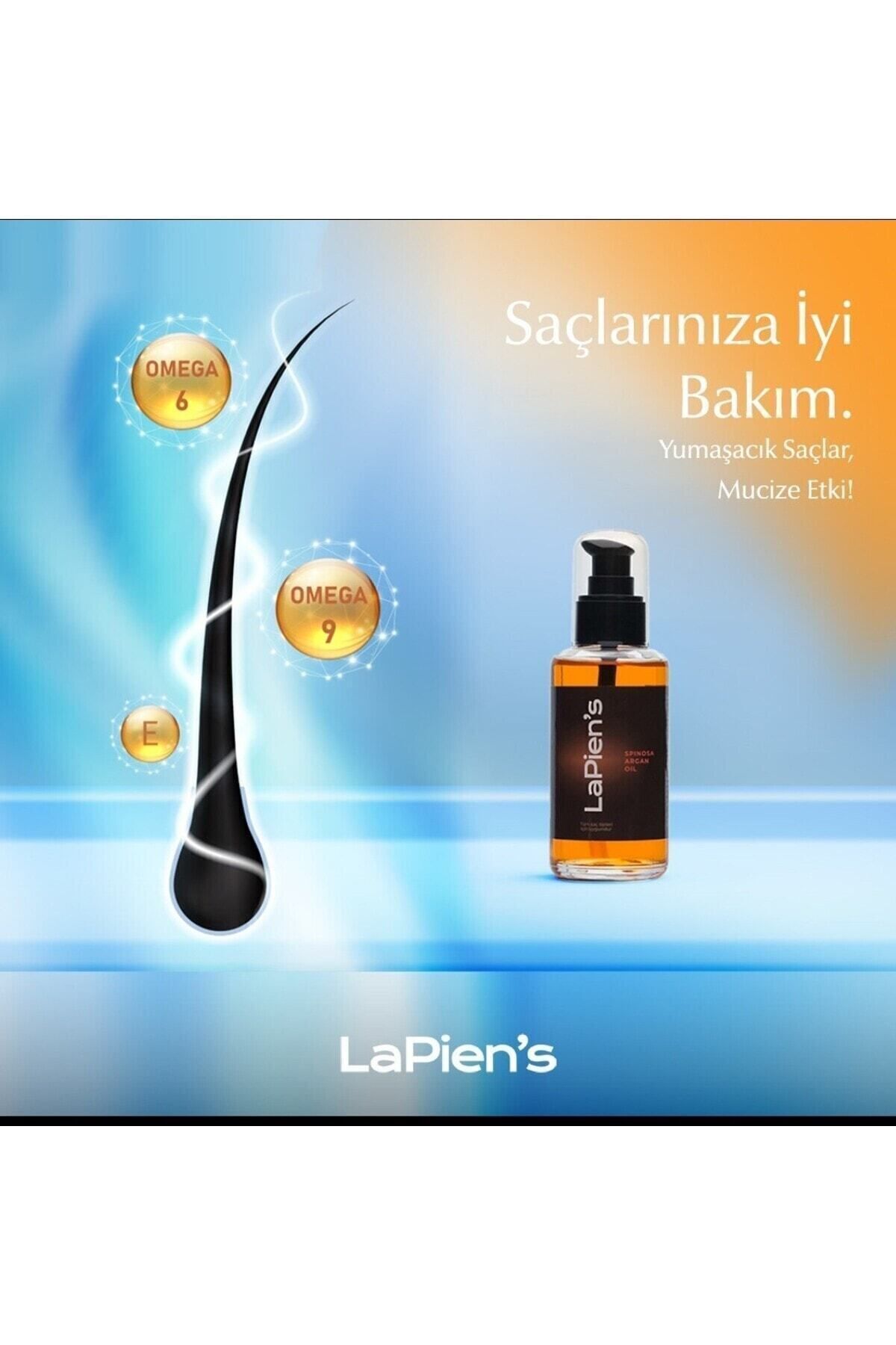 Lapien's Argan Yağı Yıpranmış Saçlar Için Yumuşaklık Ve Parlaklık Katan Yoğun Besleyici Etikli 100 ml-8