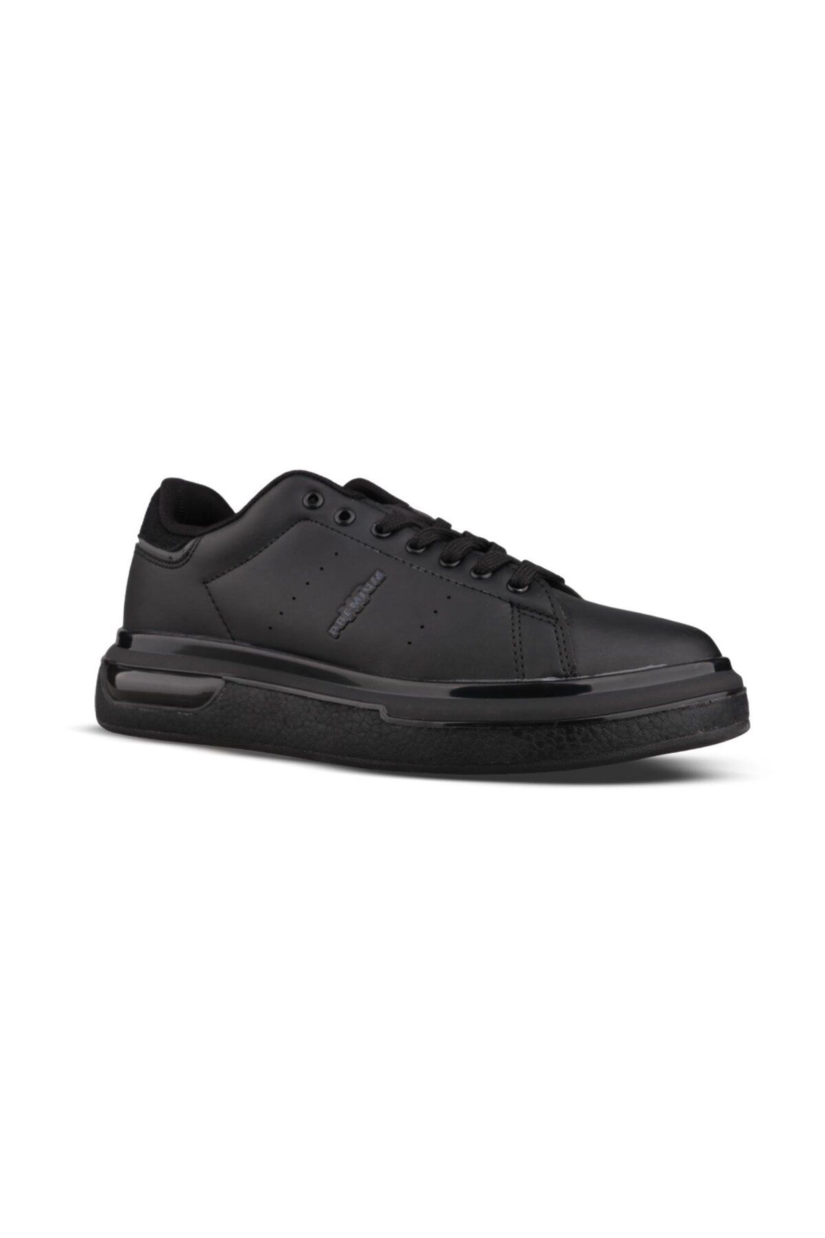 MP PREMIUM-Men's Lace-Up Black Sneakers 3