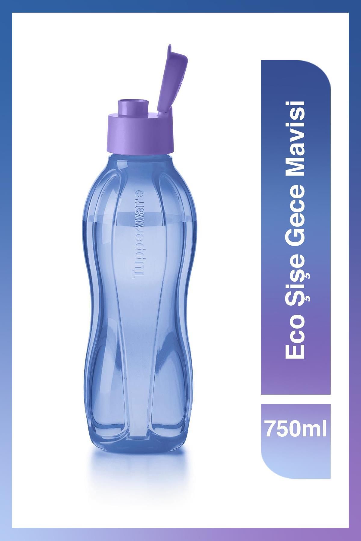 Tupperware Eco Şişe Suluk & Matara Kolay Kapak Gece Mavisi 750ml