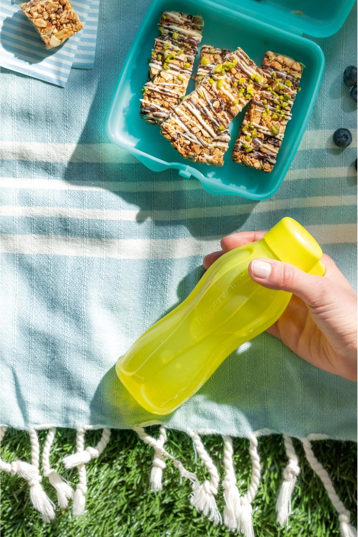 Tupperware-Eco Yellow Bottle Drinker and Flask - 310ml 3