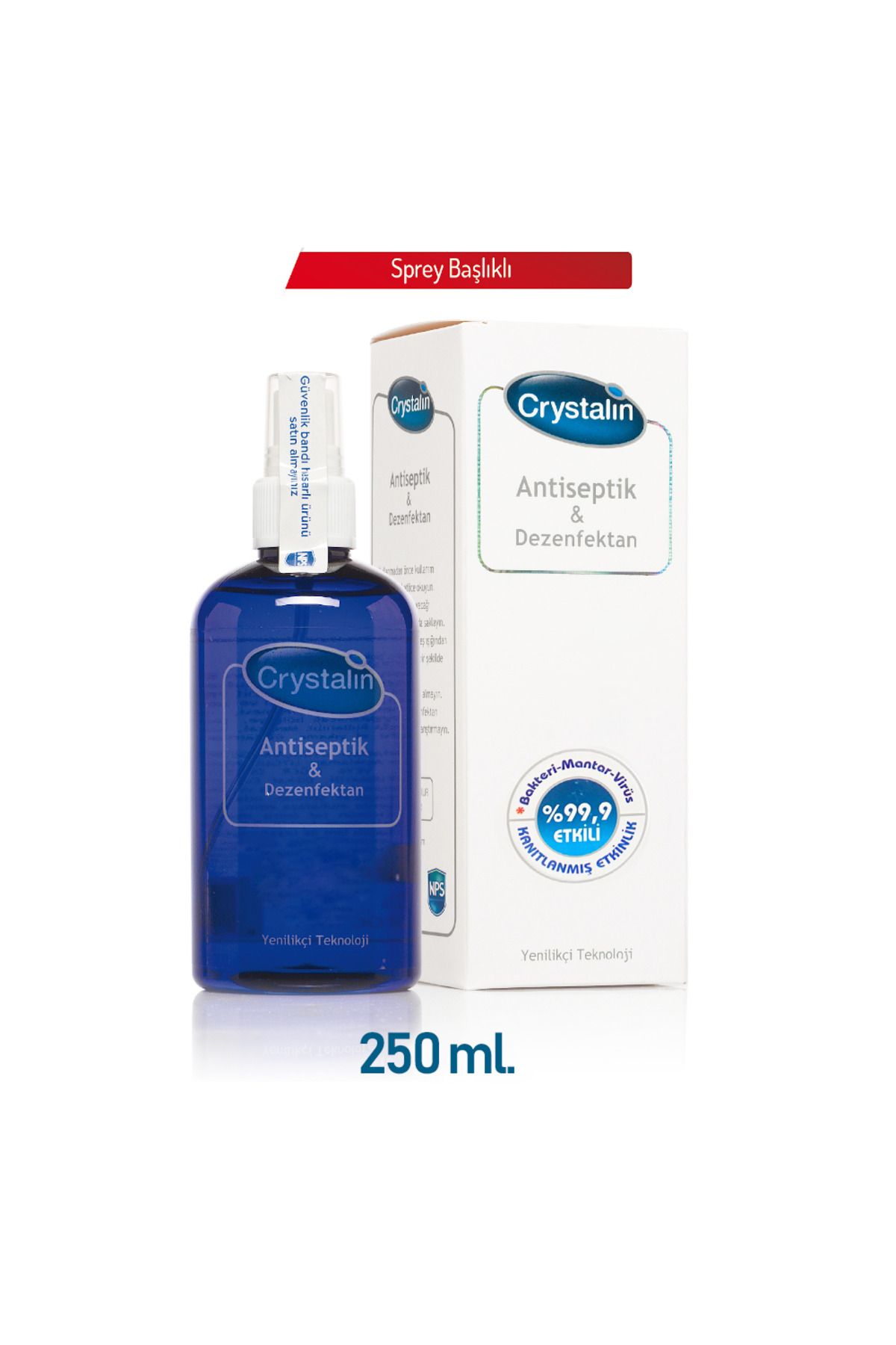 Crystalin 250 ml Antiseptik Ve Dezenfektan