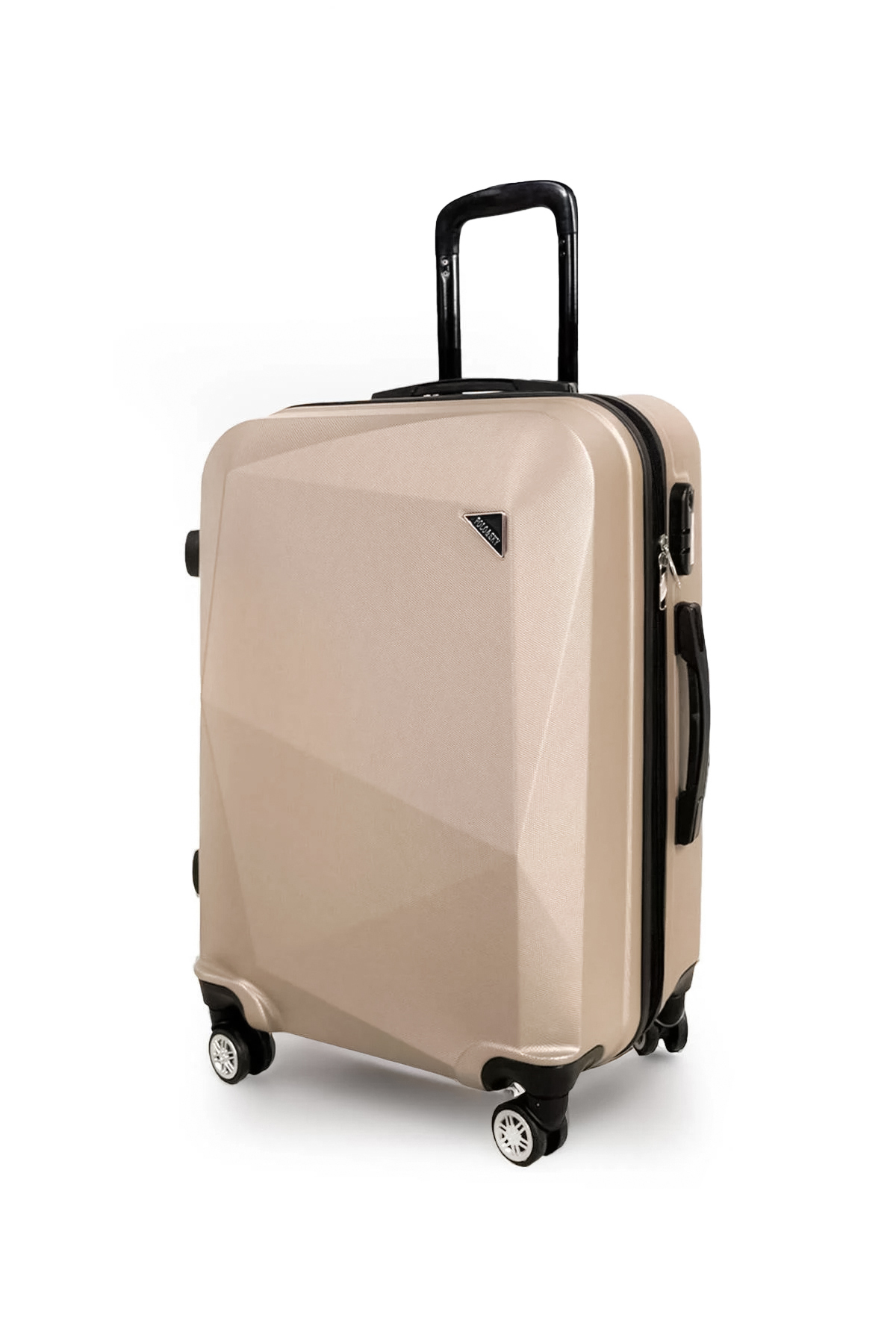 Polo Sky  Elmas Model Gold Renk Orta Boy Valiz Bavul