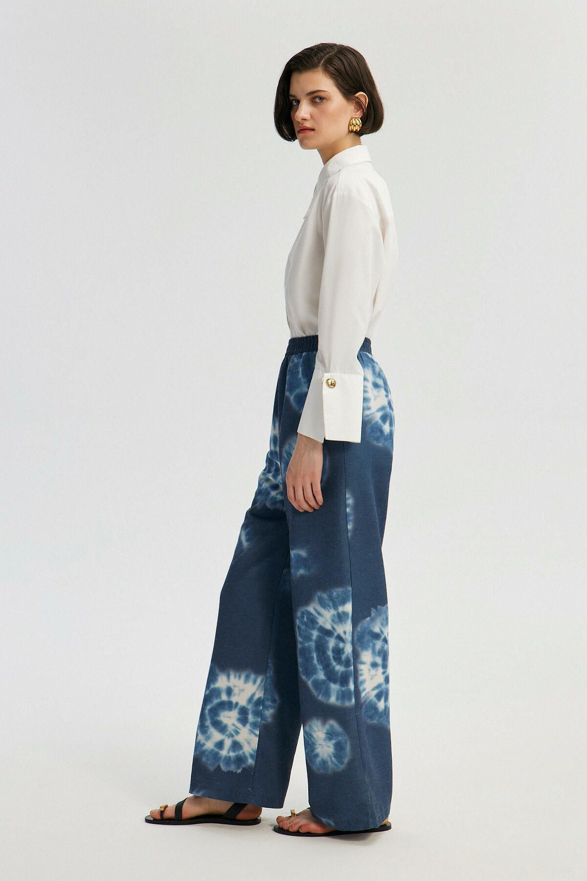 Touché Privé-Batik Patterned Stylish Trousers 4