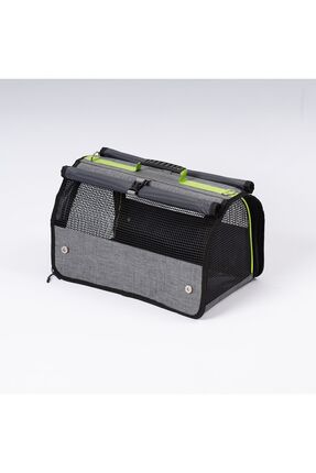 BRAVE PAWS Flybag Plastik Dayanıklı Fileli Kedi Ve Köpek Taşıma Çantası Seyah...