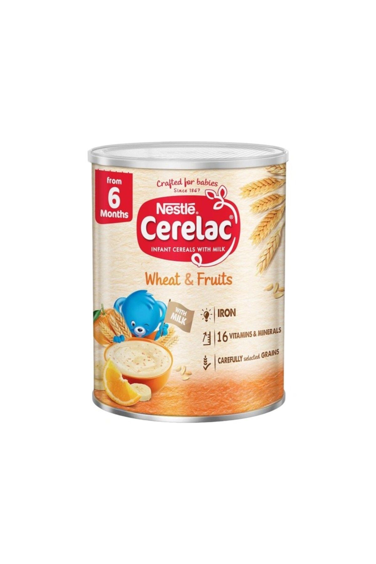 Nestle CERELAC WHEAT & FRUITS-MILK 400G