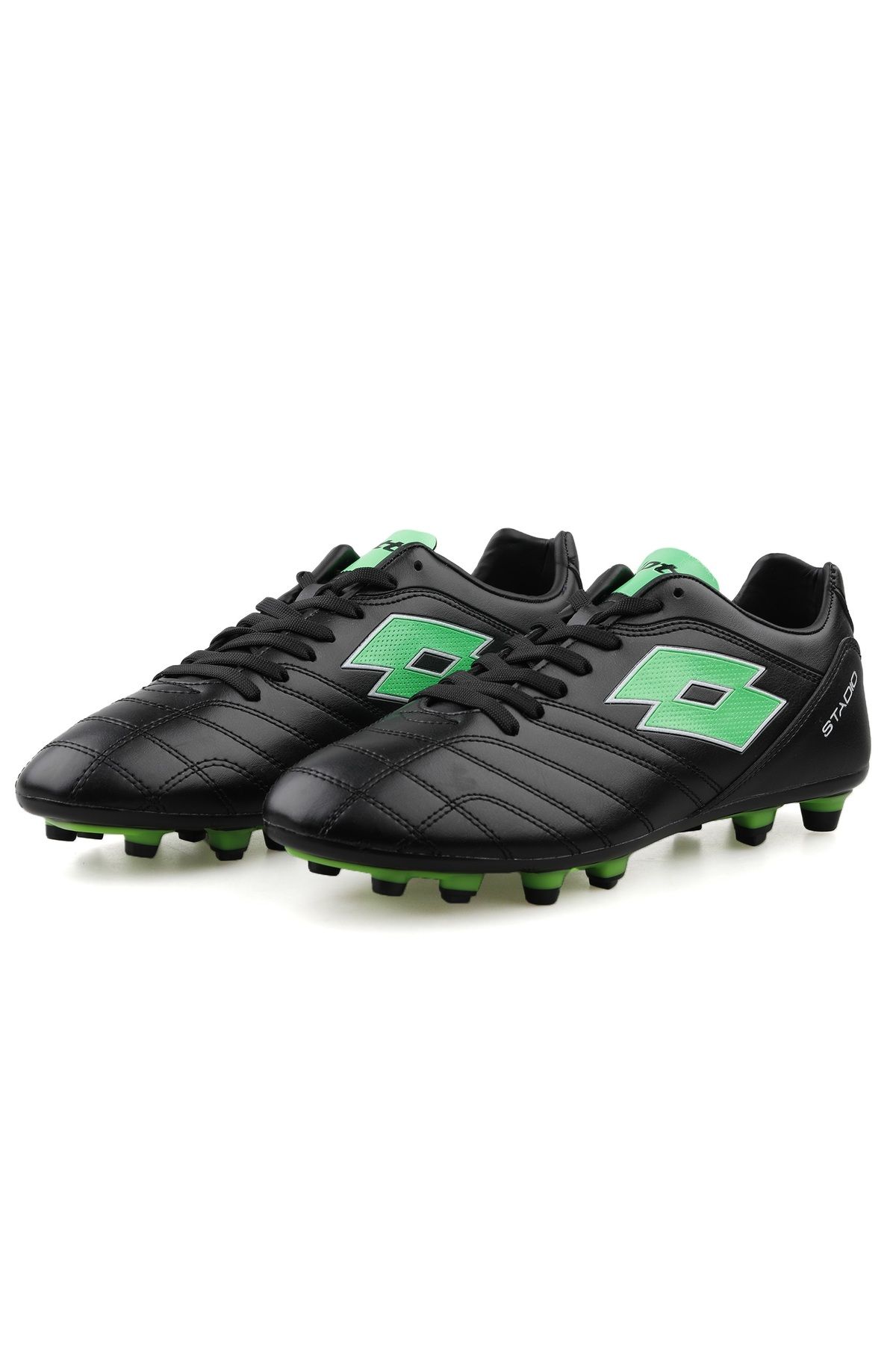 Lotto-3m Stadio Fg 3Fx Black Men's Turf Football Shoes - 101365335 1