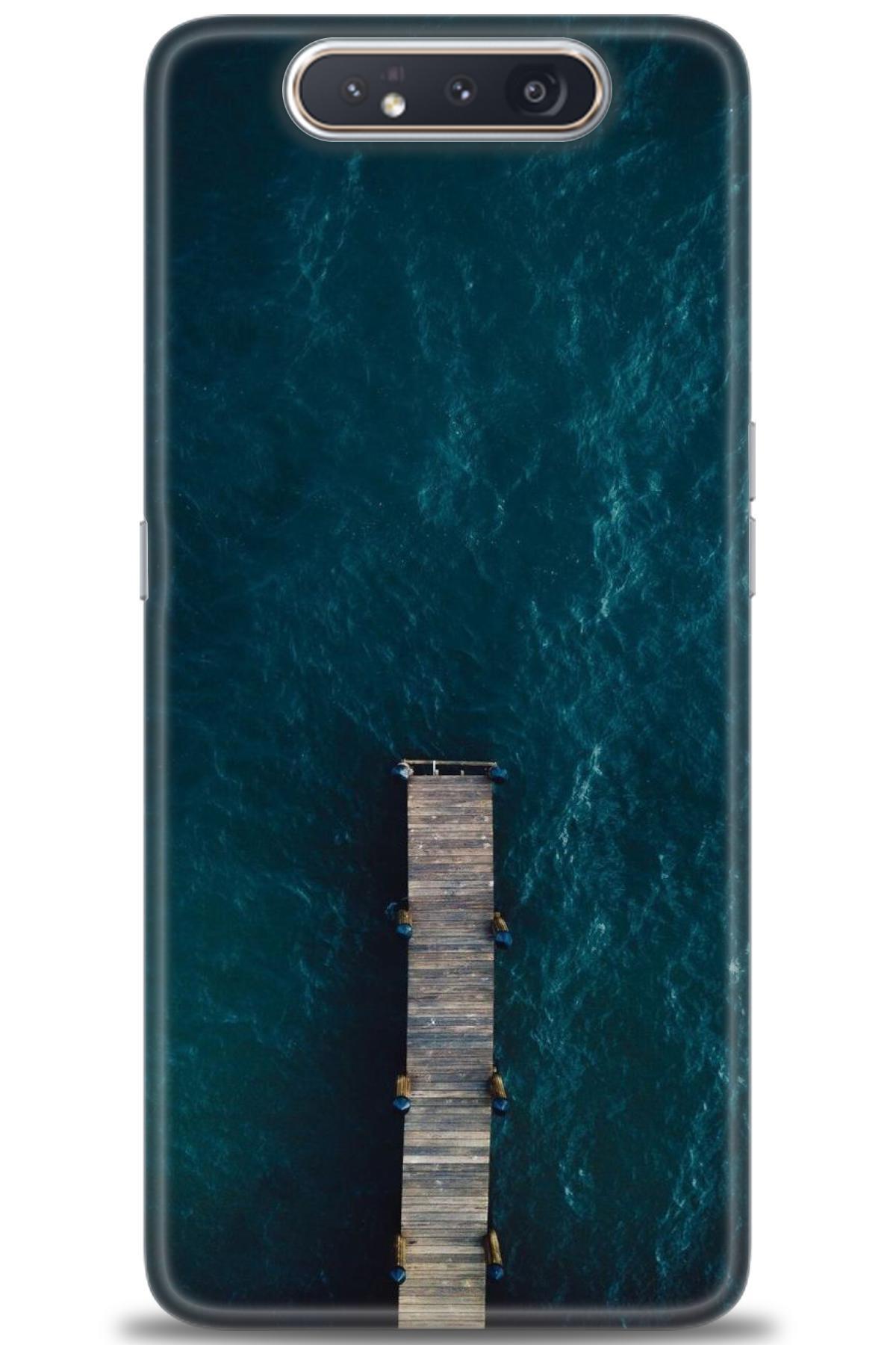 MRCİLETİSİM-Samsung Galaxy A80 Case Hd Printed Case - Scaffolding 1