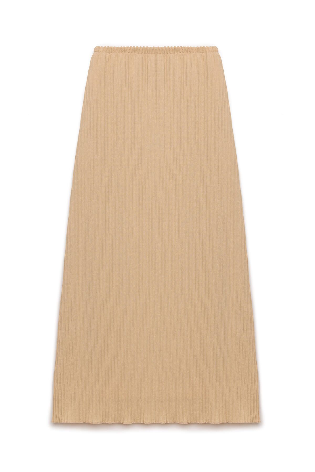 Touché Privé-Modest Skirt - Beige - Regular 1