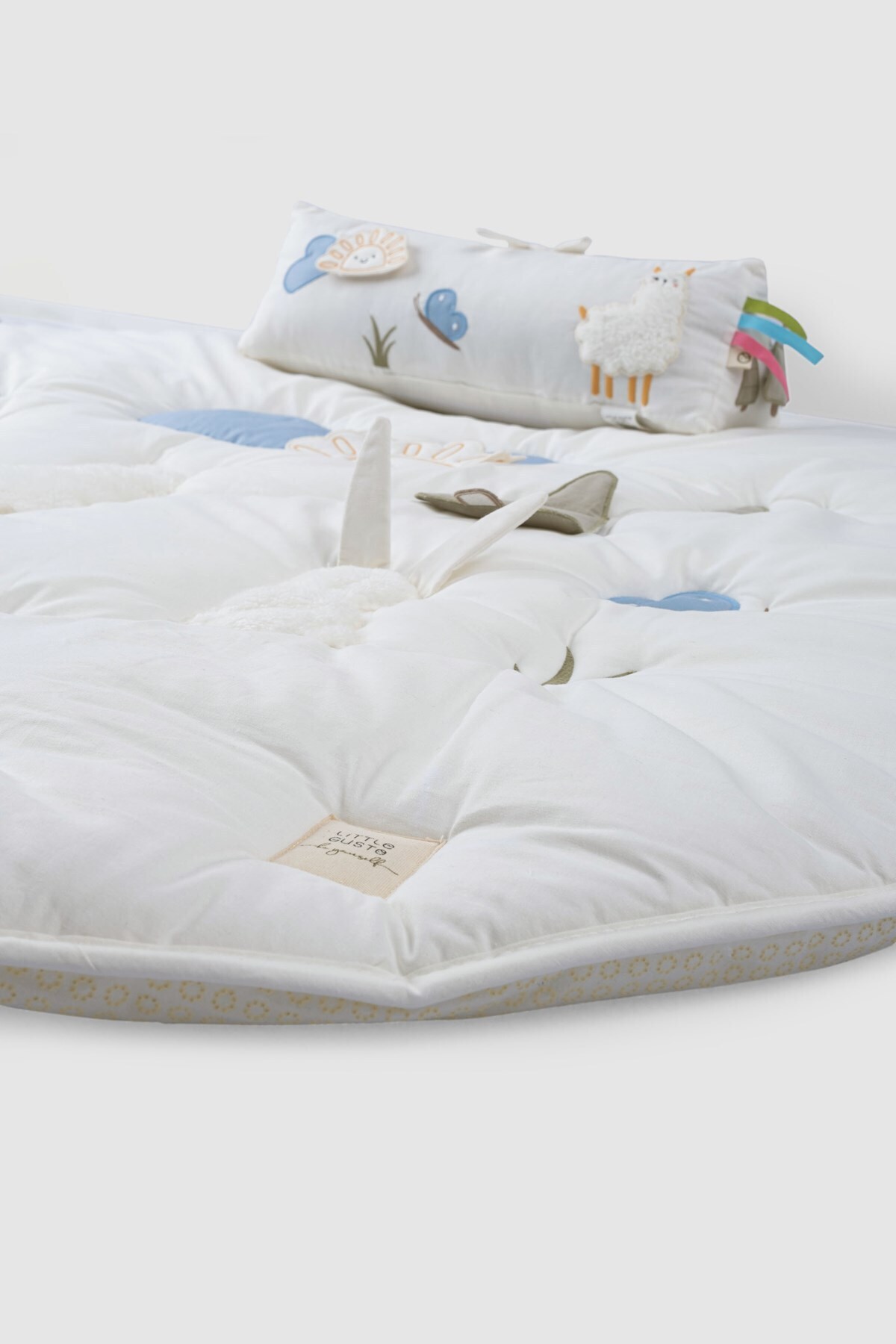 Little Gusto Kaydırmaz Tabanlı Yastıklı Yuvarlak Oyun Minderi Seti Forest 115 cm fotoğrafı 7 (önizleme)