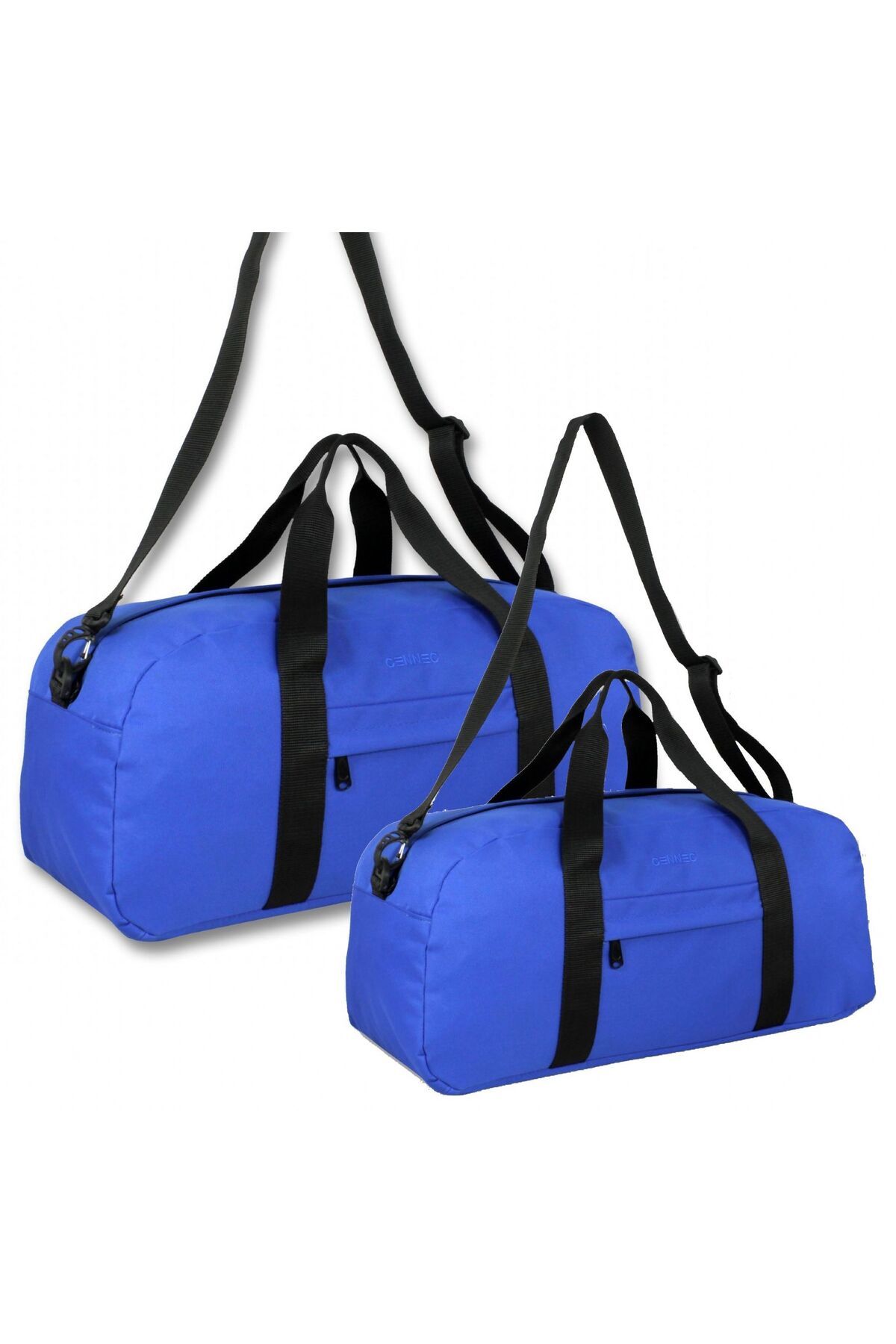 Cennec-Blue Large and Small Size Sports/Travel Bag Set 1