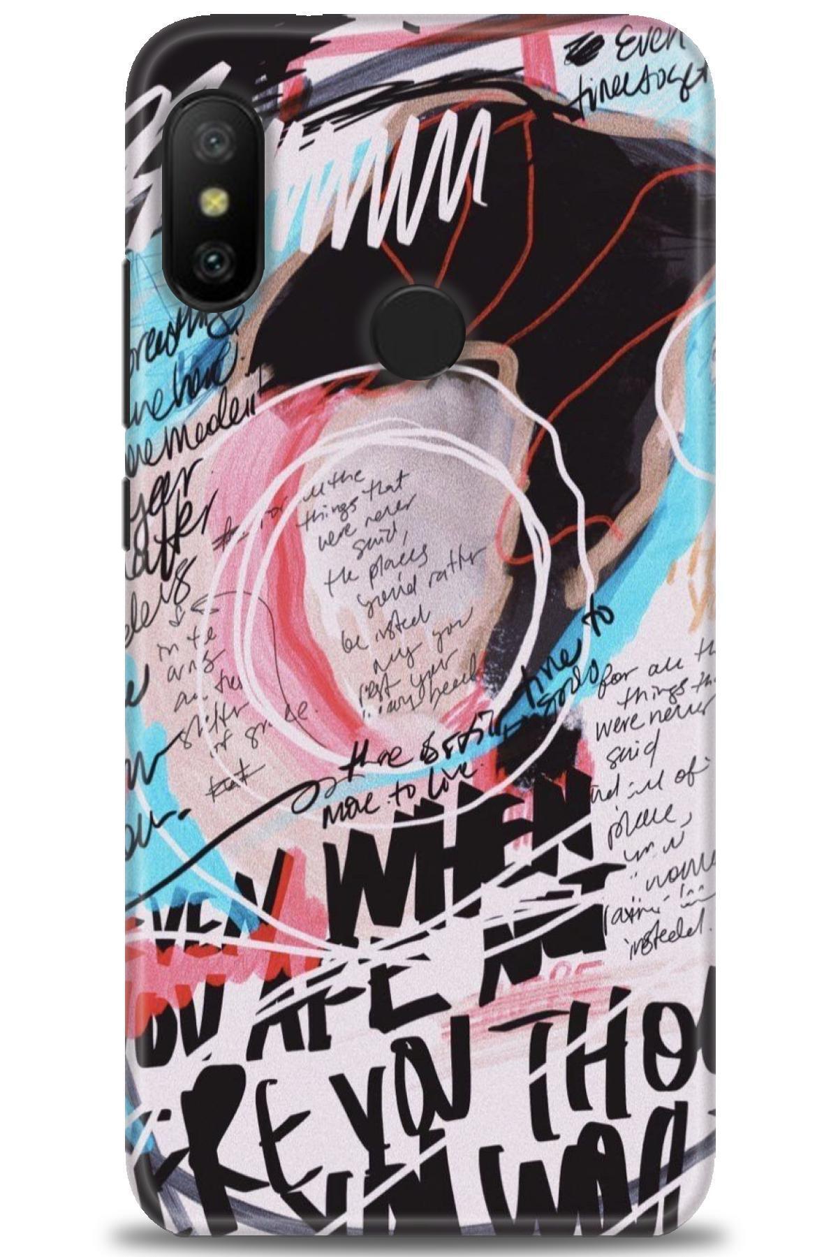 MRCİLETİSİM-Xiaomi Mi A2 Lite Case Hd Printed Case - Texts 1