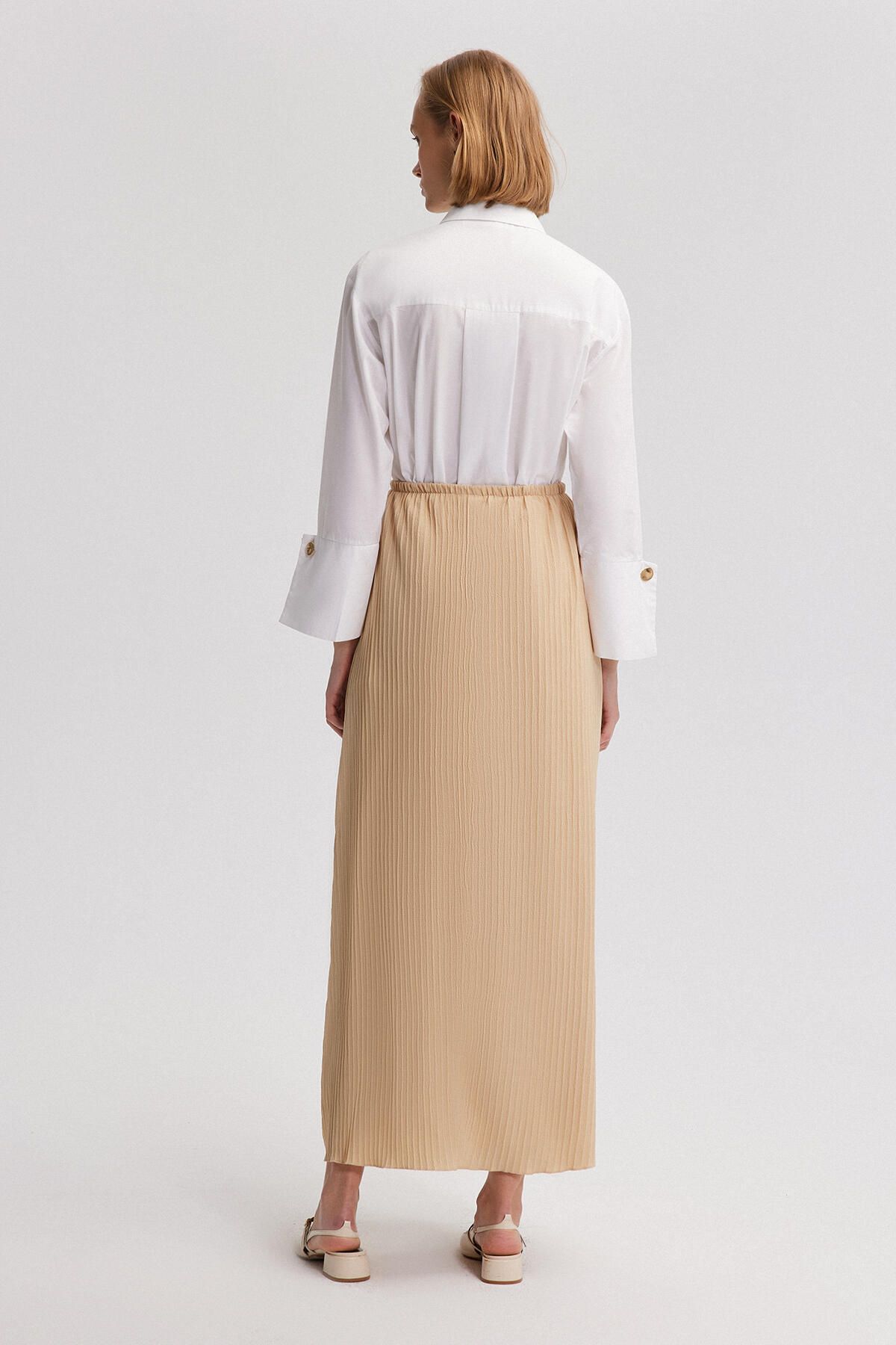 Touché Privé-Modest Skirt - Beige - Regular 6