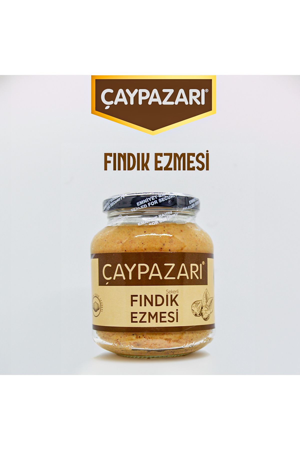 ÇAY PAZARI ÇAY PAZARI ŞEKERLİ FINDIK EZMESİ 300 GR.(%75 FINDIK-%25 KATKISIZ ŞEKER)