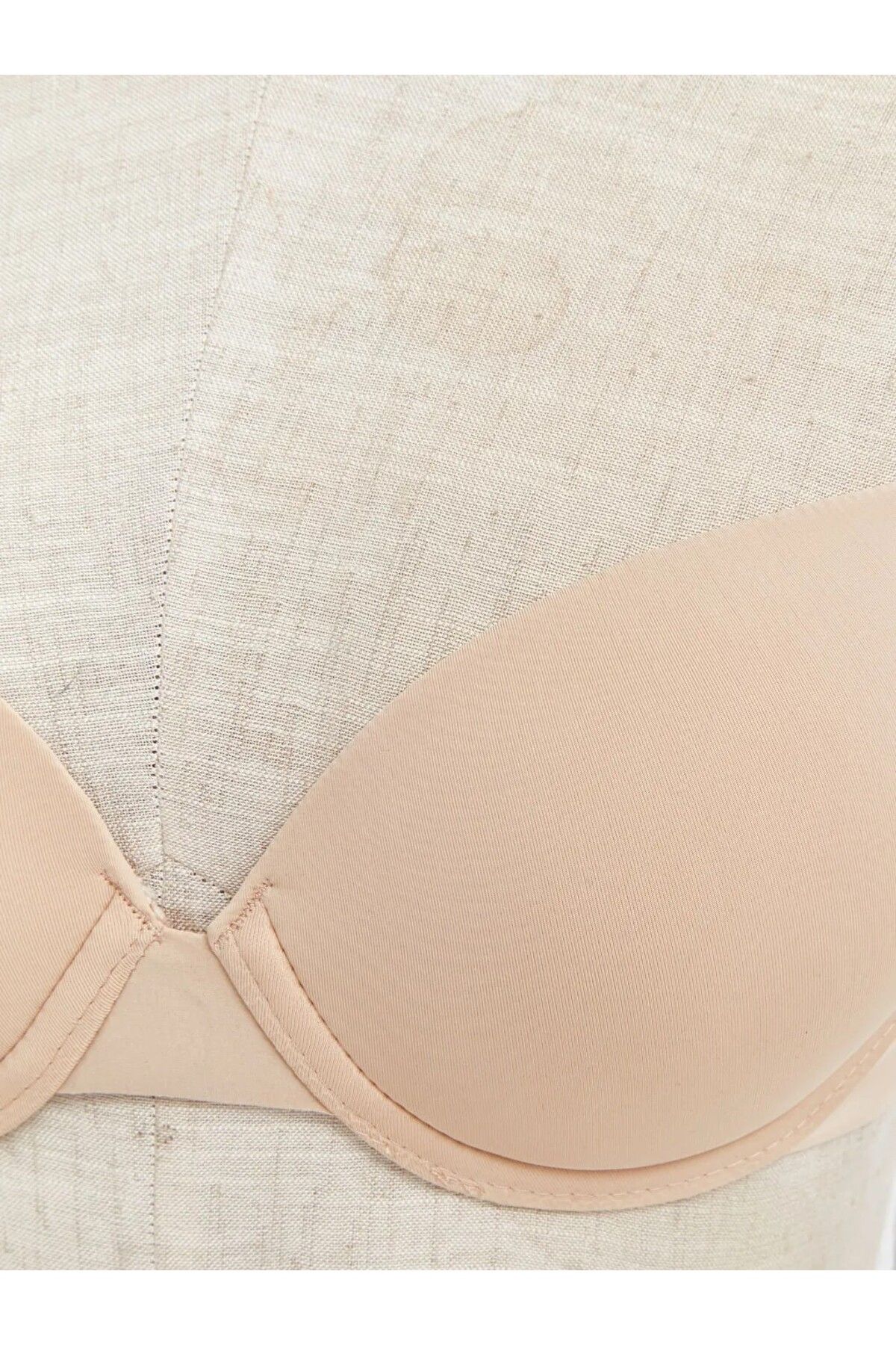 LC Waikiki-Lcw Dream Pink Underwire Half Padded Plain T-Shirt Bra 3