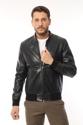 Fatih Deri ERKEK HAKİKİ KUZU DERİ MONT