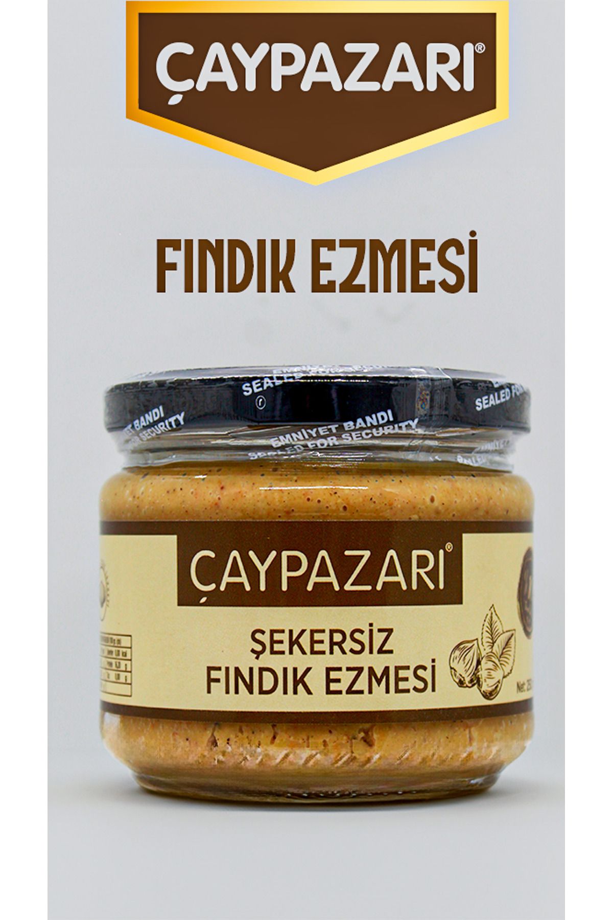 ÇAY PAZARI ÇAY PAZARI ŞEKERSİZ FINDIK EZMESİ 250 GR.