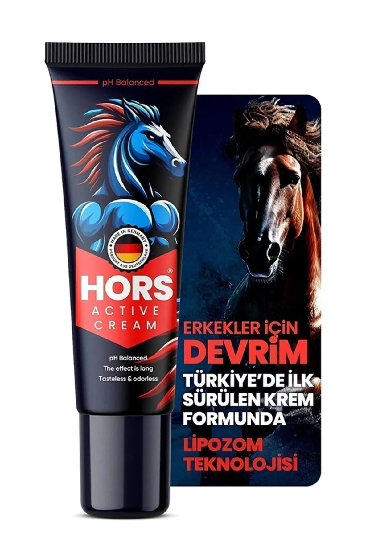 Hors Active Cream Erkekler İçin Mucizevi Performanse Kremi 50 ML