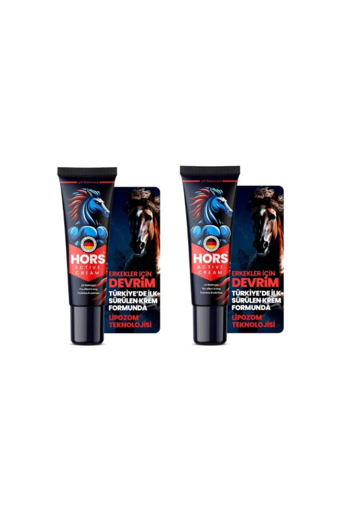 Hors Active Cream Erkekler İçin Mucizevi Performanse Kremi 50 ML - 2 Adet