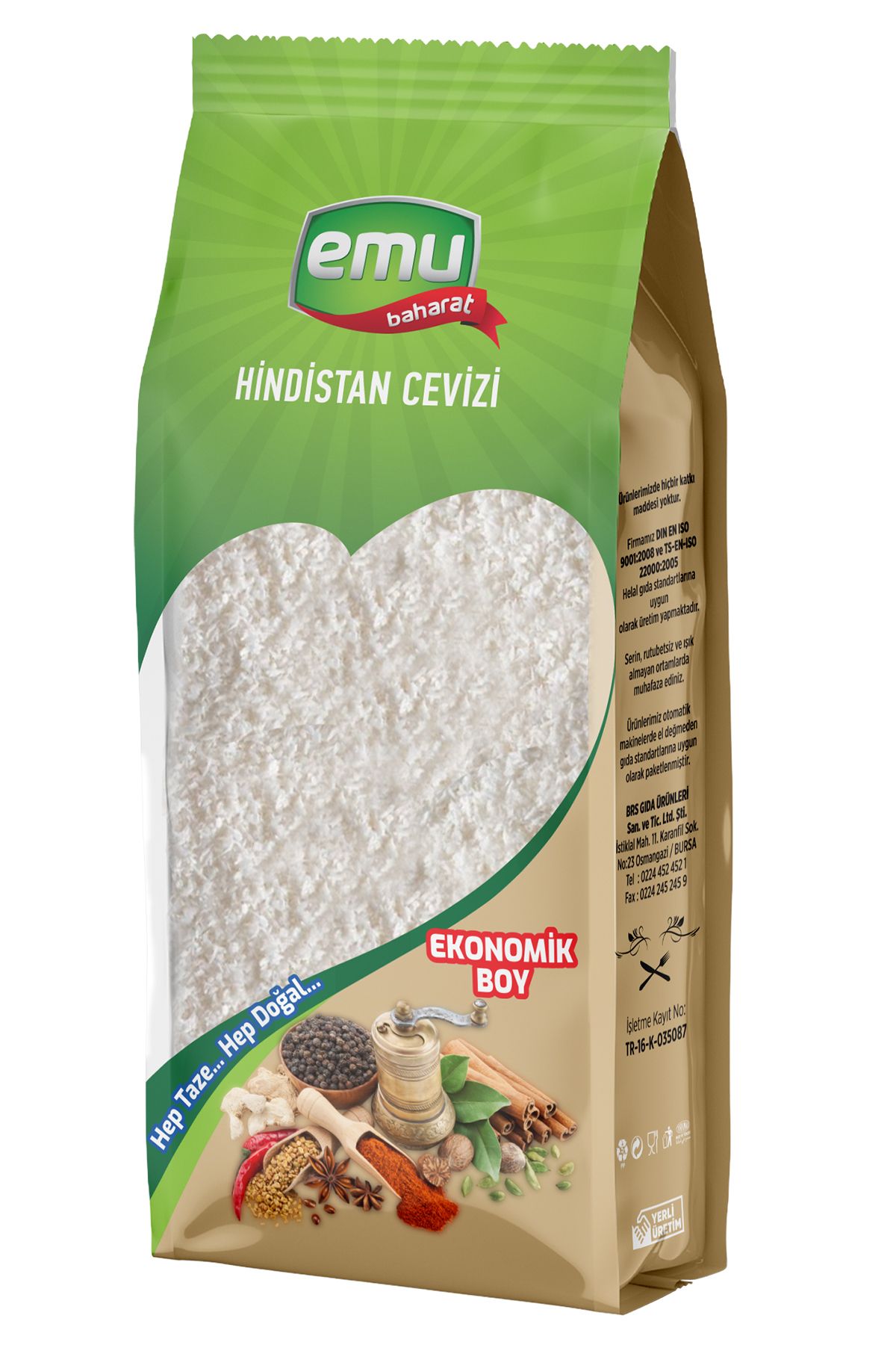 Emu Baharat Hindistan Cevizi 650 gr