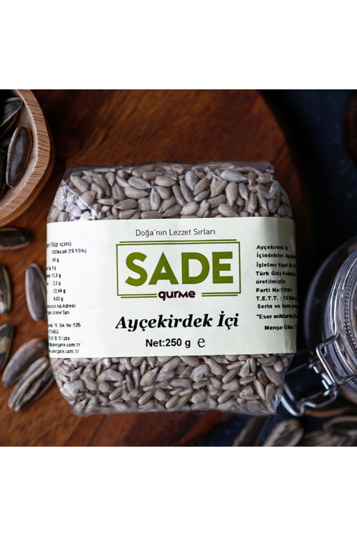 SADE Gurme X 2 Paket Ayçekirdek Içi 250 gr