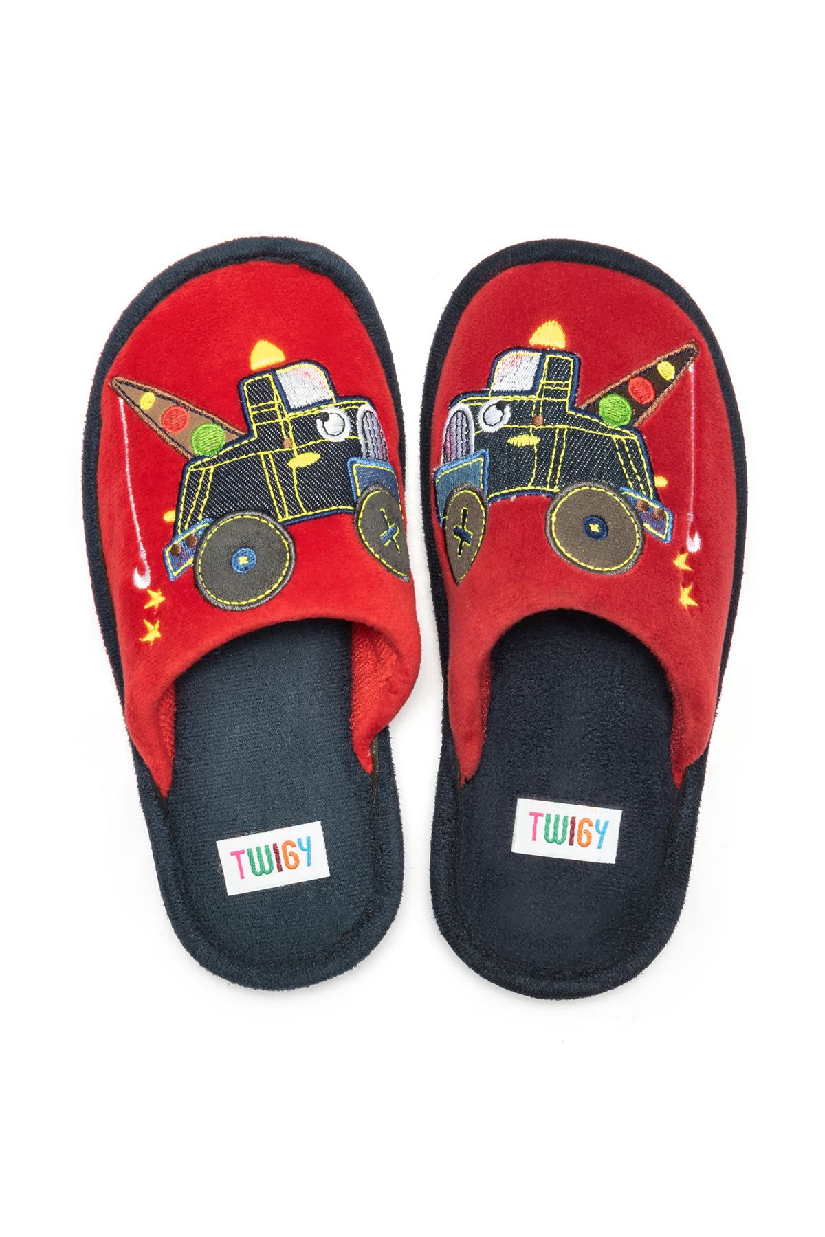 Twigy-Red 30/35 Model Cata Tow Children's House Slippers 3