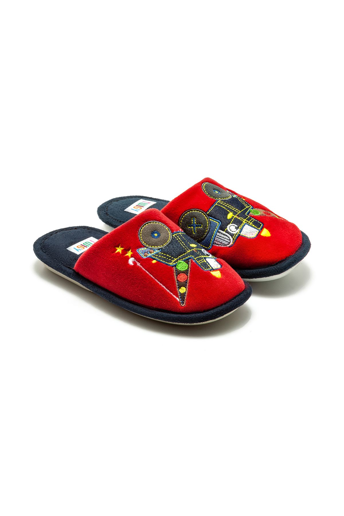 Twigy-Red 30/35 Model Cata Tow Children's House Slippers 1