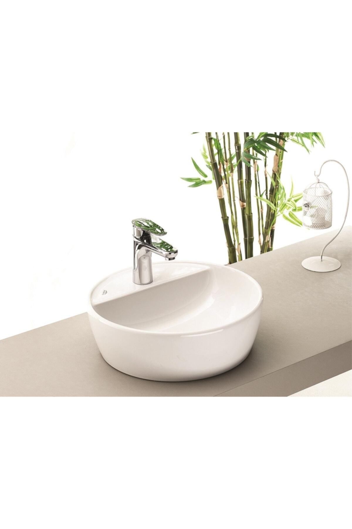 Turkuaz Cerastyle One Tezgah Üstü Lavabo 42 Cm (B.DELIKLI)