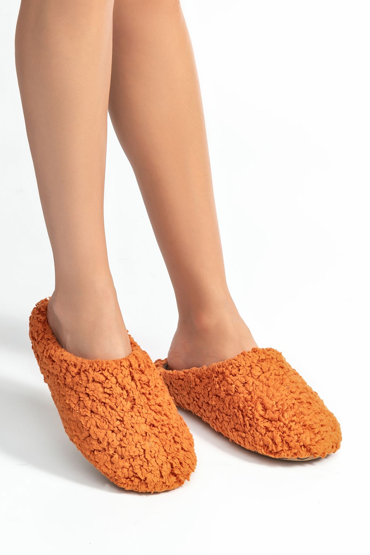 Twigy-Yeti Women's Waiter Size House Slippers Orange 35/40 2