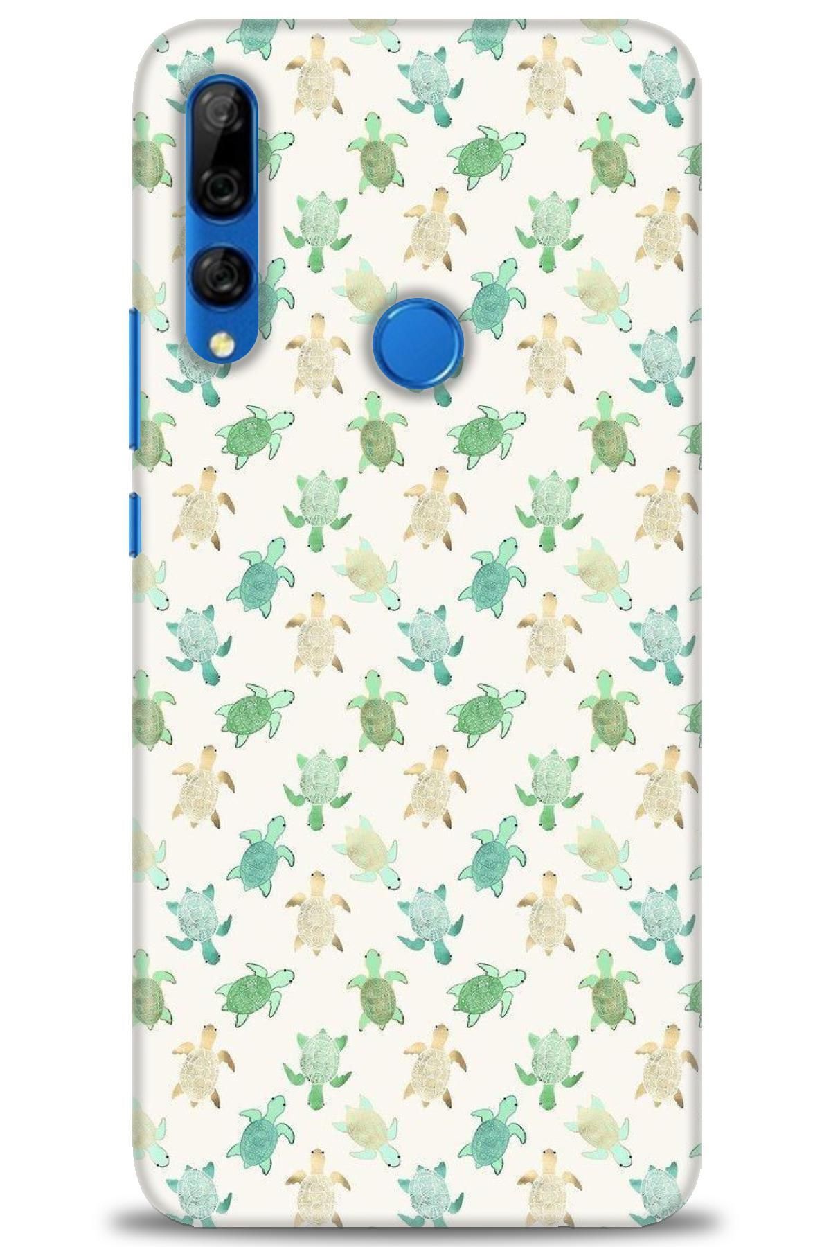 MRCİLETİSİM-Huawei Y9 Prime 2019 Case Hd Printed Case - Tiny Turtles 1