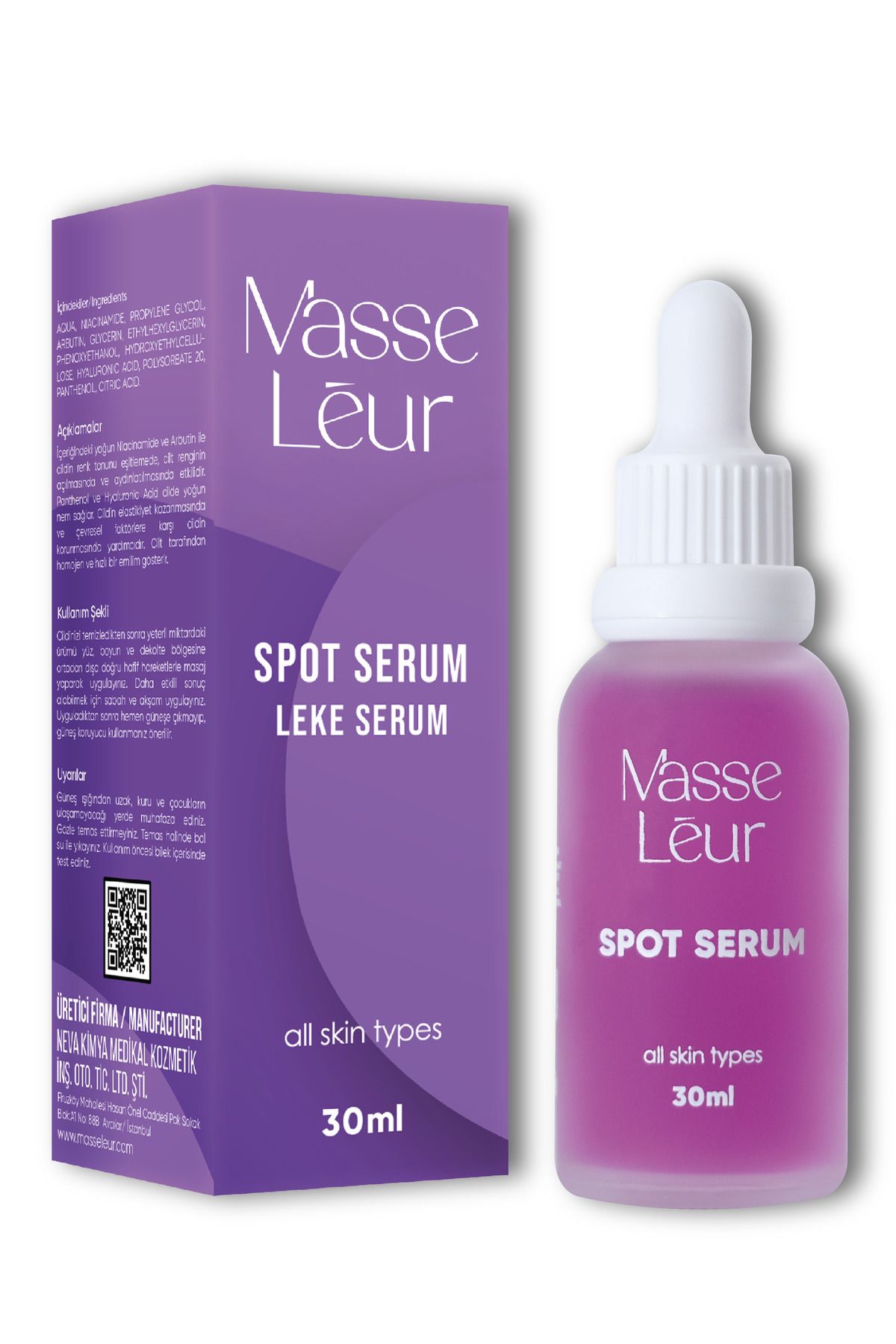 Masse Leur-Anti-Blemish and Tone Equalizing Spot Serum Set of 2 30 ml 2