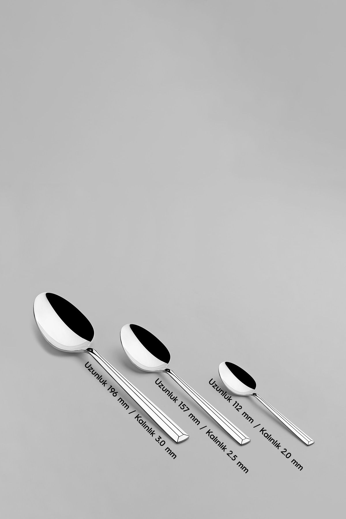 Nehir-Milano Simple 12 Person 72 Piece Cutlery Set 5