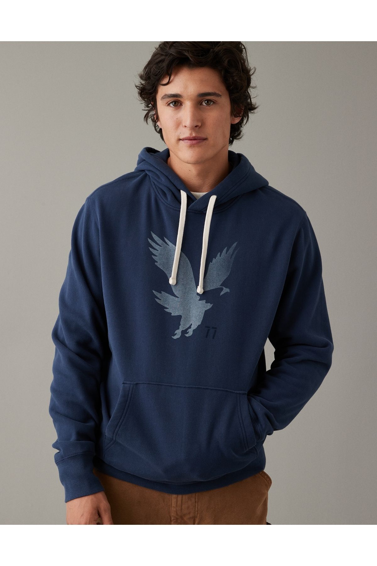 American Eagle Ae Super Soft Graphic Hoodie Trendyol