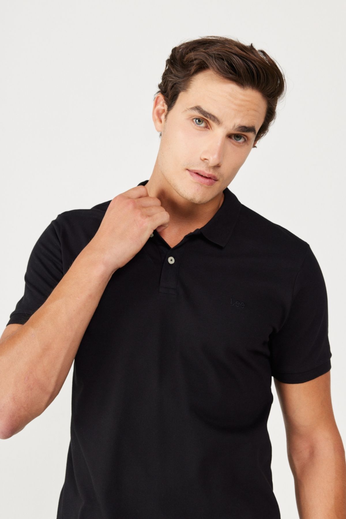 Lee-Tricou 100% bumbac, cu croială normală, cu gât polo 3