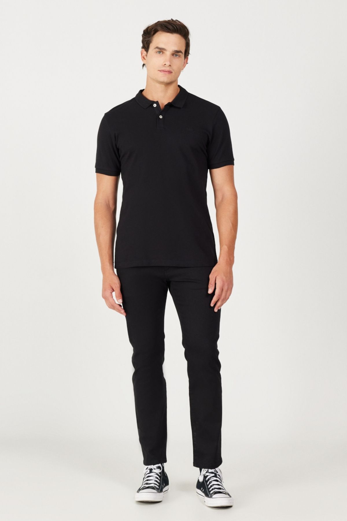 Lee-Tricou 100% bumbac, cu croială normală, cu gât polo 5