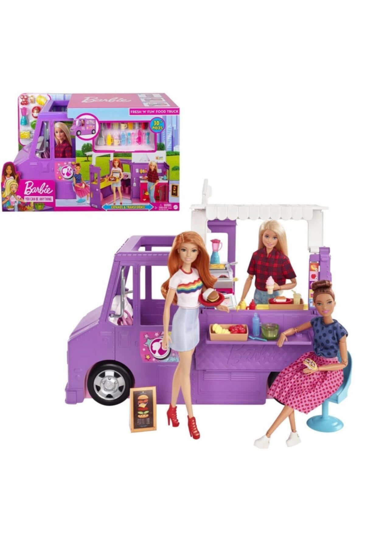 Barbie Gmw07 Barbienin Yemek Arabası Oyun Seti /barbie Ben Büyüyünce