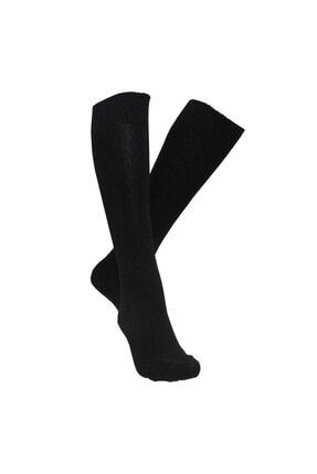 Erkek Siyah Pamuklu İnce Asker Bot Çorabı 6 Çift dlmrsaskertrendy6li