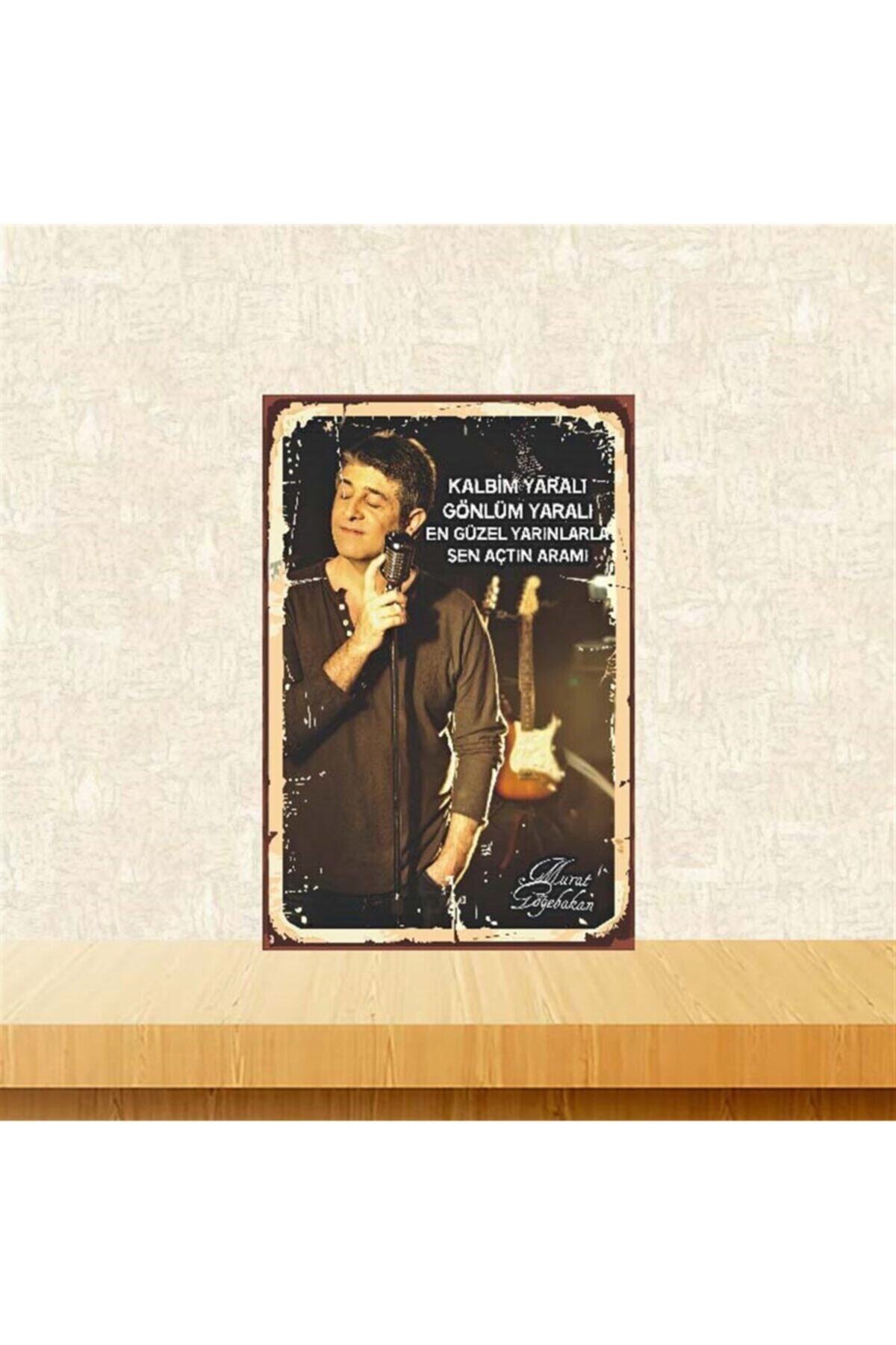 Takifix Murat Gogebakan Kalbim Yarali Retro Ahsap Poster 20x30 Cm Fiyati Yorumlari Trendyol