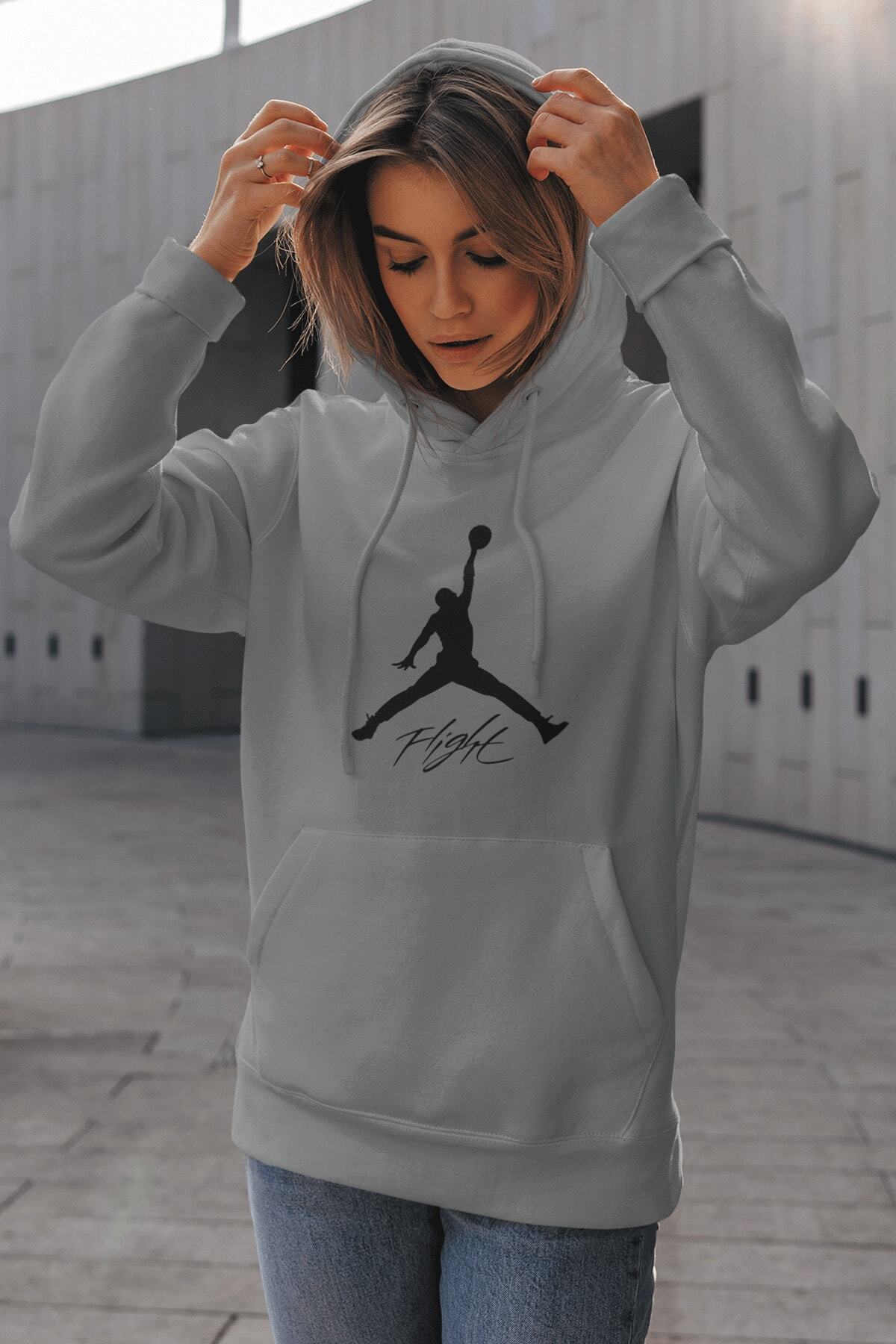 Tonny Mood Kadın Gri Air Jordan 06 Nba 