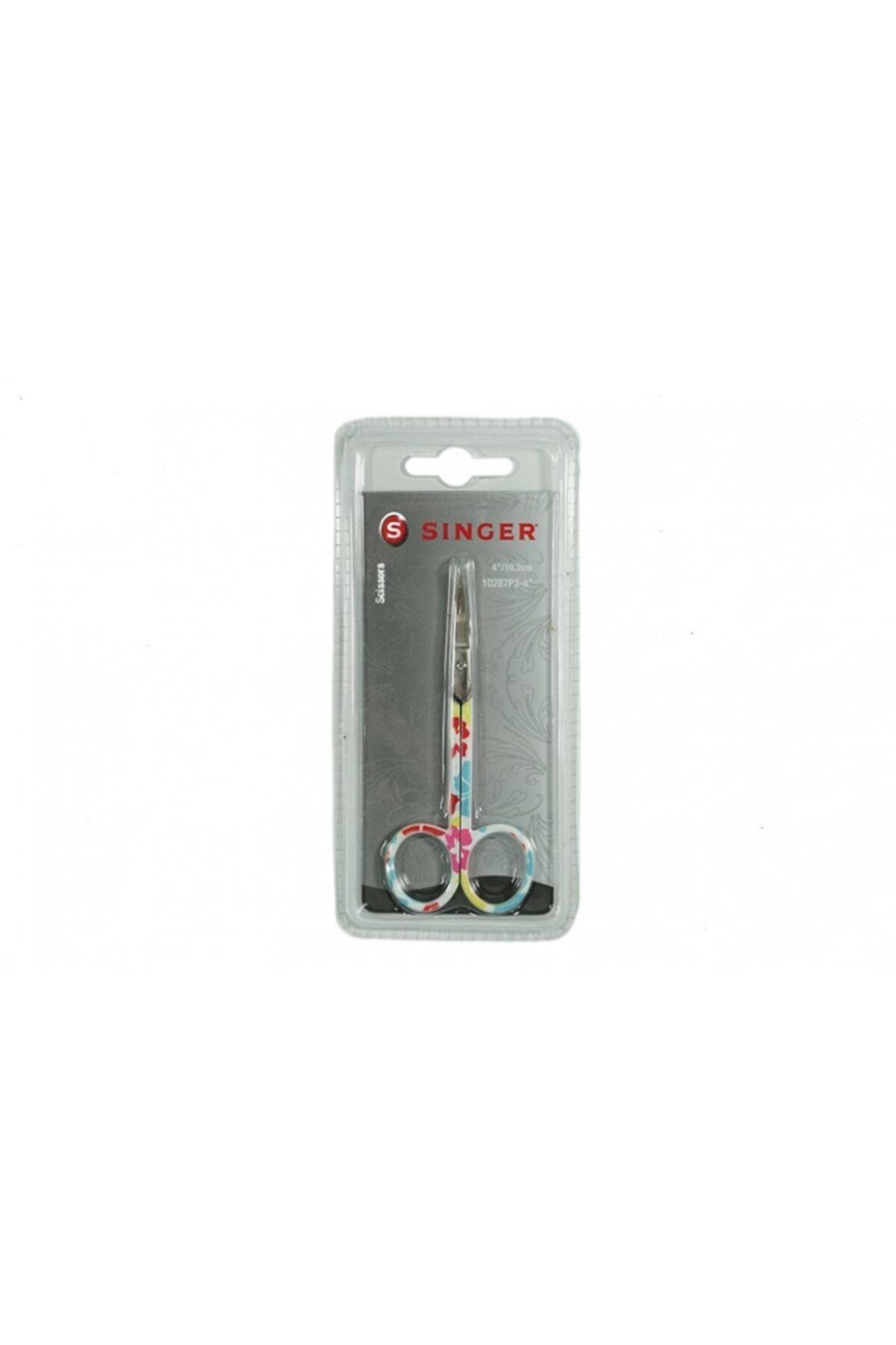 Prestij Boncuk-Singer Curved Tip Mixed Pattern Scissors 2