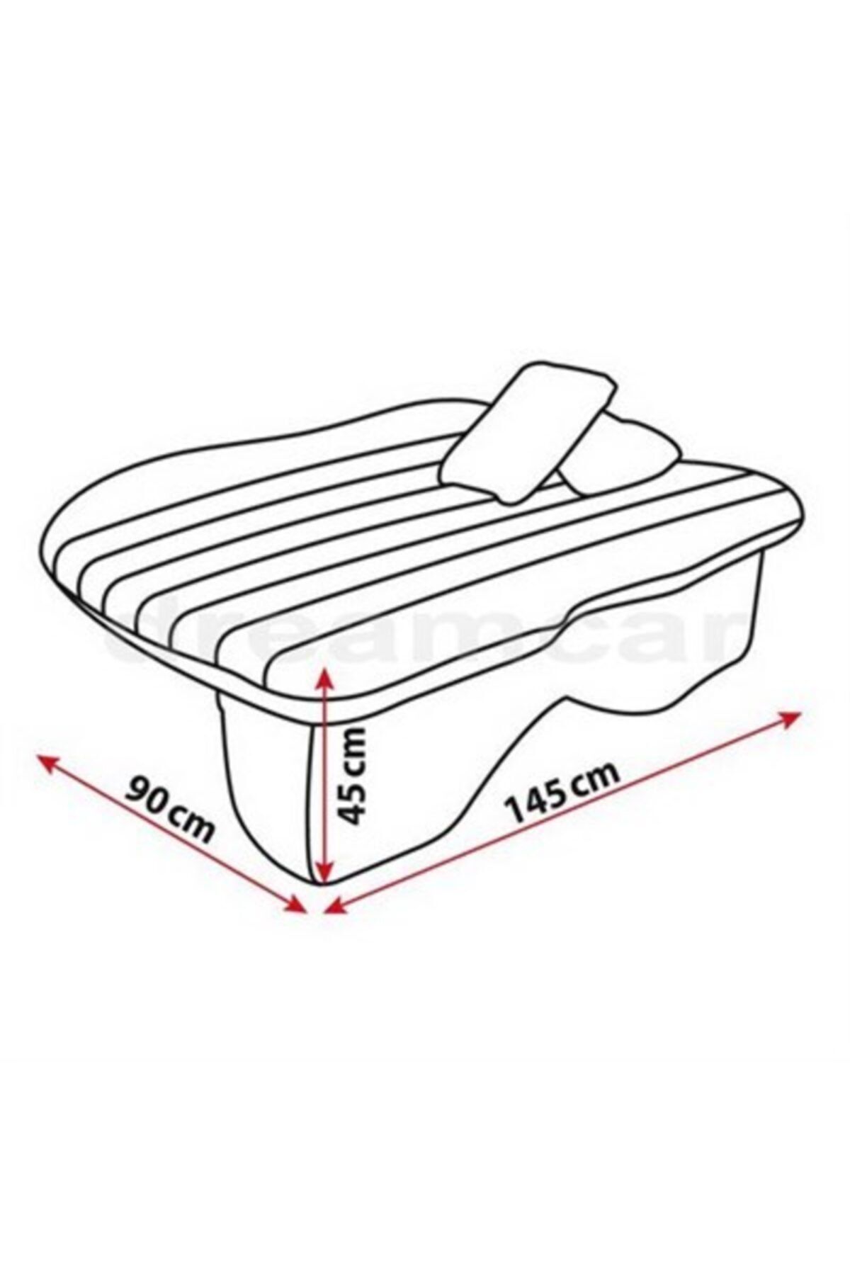 Lampa Airbed Oto Arka Koltuk Için Şişme Yatak 72386