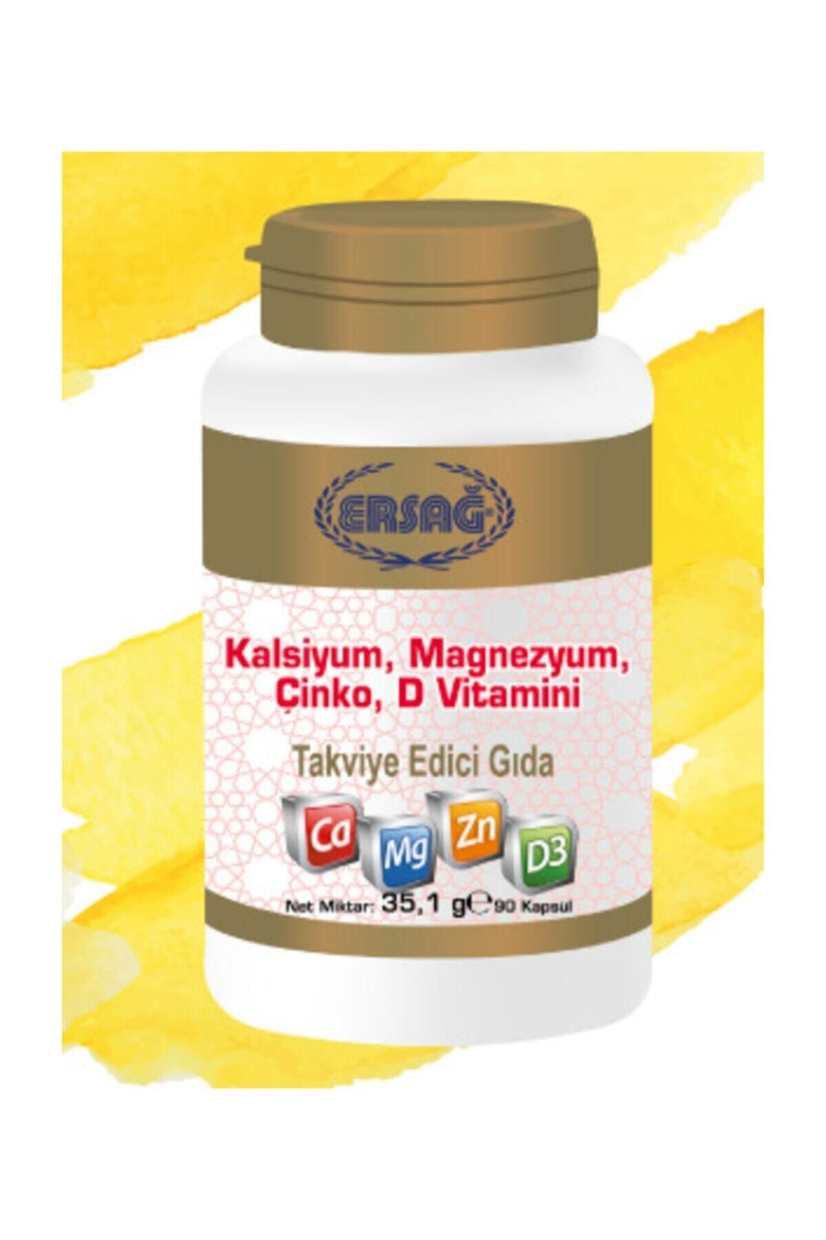 Ersag Kalsiyum Magnezyum Cinko D Vitamini Takviye Fiyatlari Ozellikleri Ve Yorumlari En Ucuzu Akakce